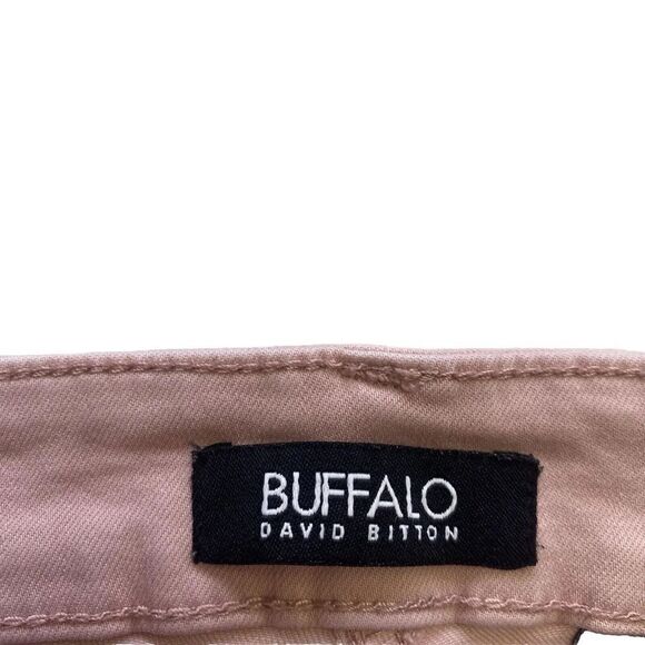 Buffalo David Bitton Women’s AUBREY Mid Rise Pink Ankle Jeans Stretch Size 10/30 - Picture 10 of 16